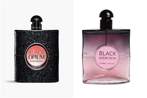 dossier perfume Black Opium dupe